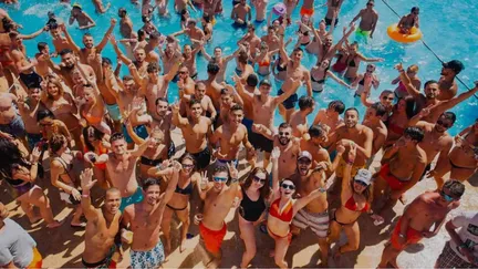 Pool party in Magaluf