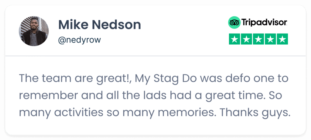 Mikes stag do review